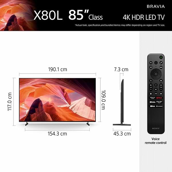Фото - Телевізор Sony KD85X80L