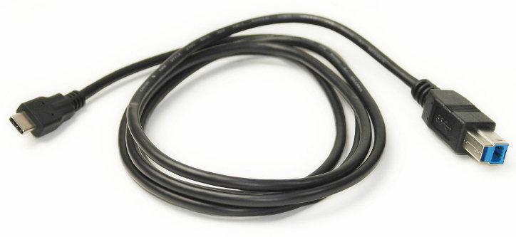 Кабель синхронізації даних PowerPlant USB3.0 Type-C (M)-USB BM 1m Black (KD00AS1275)