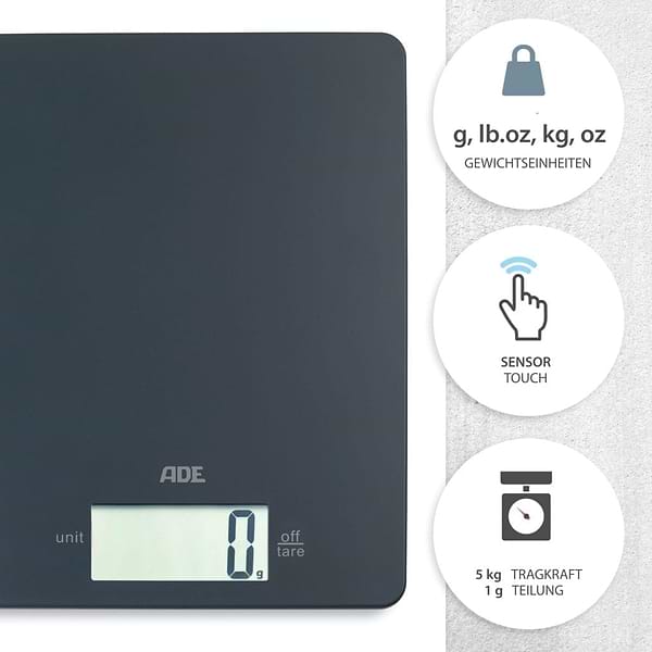 Фото - Весы кухонные ADE KE 1800-3 Leonie Grey