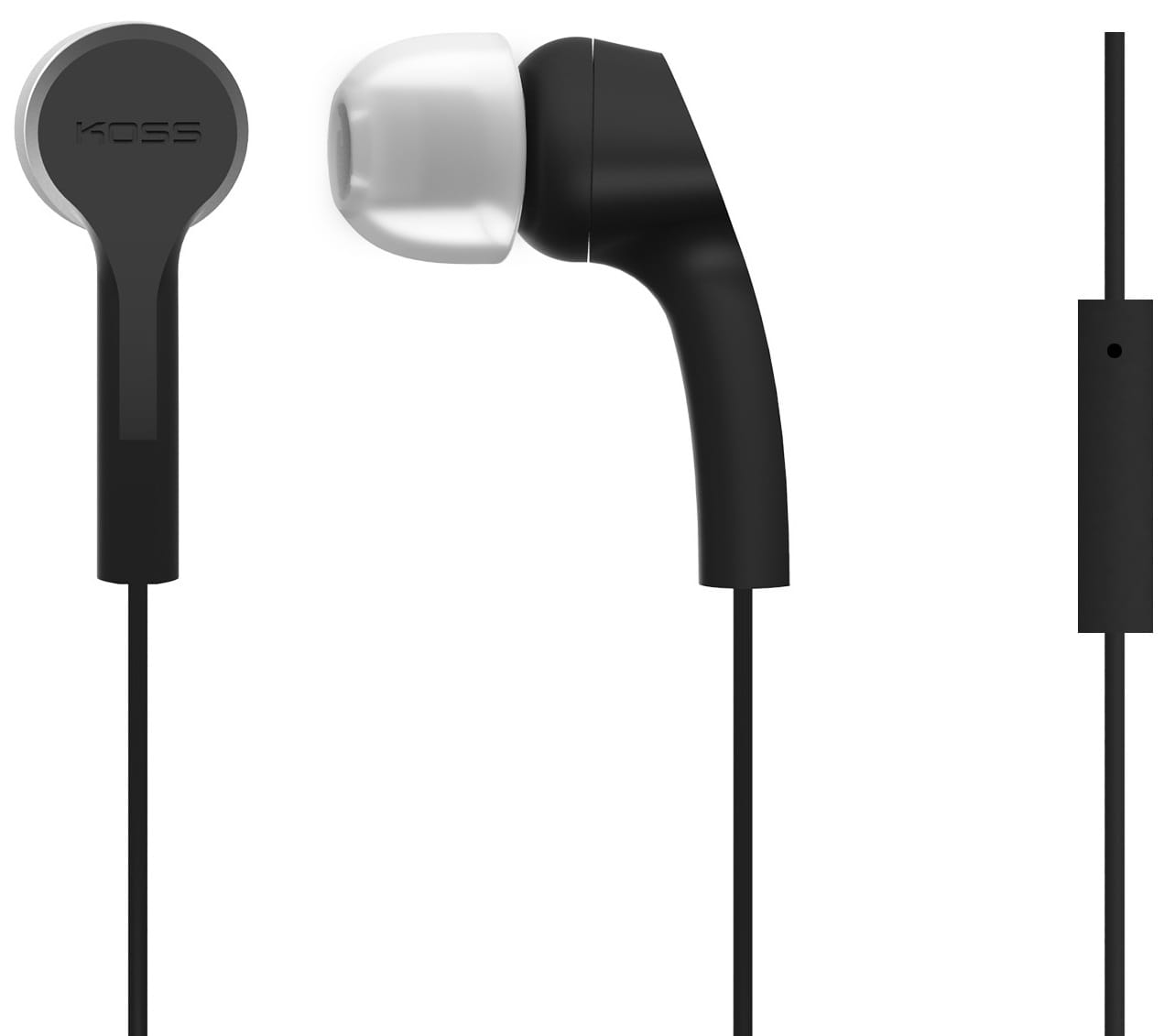 Навушники вкладиші дротові Koss KEB9iK Mic Black