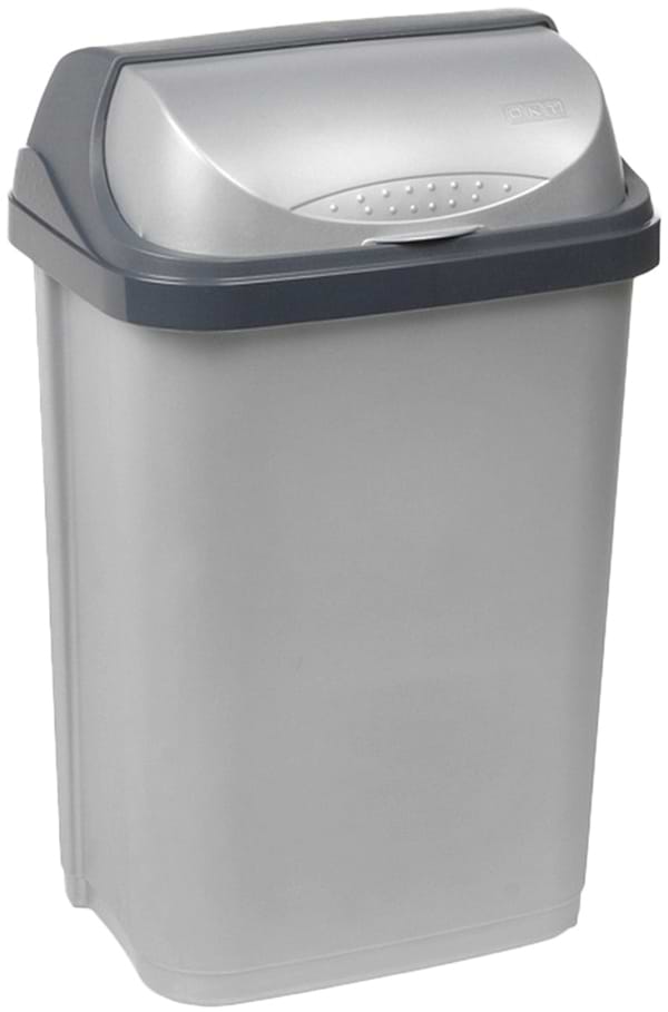 Фото - Бак для сміття Keeeper ROLLTOP 10л срiбло (0453.1)