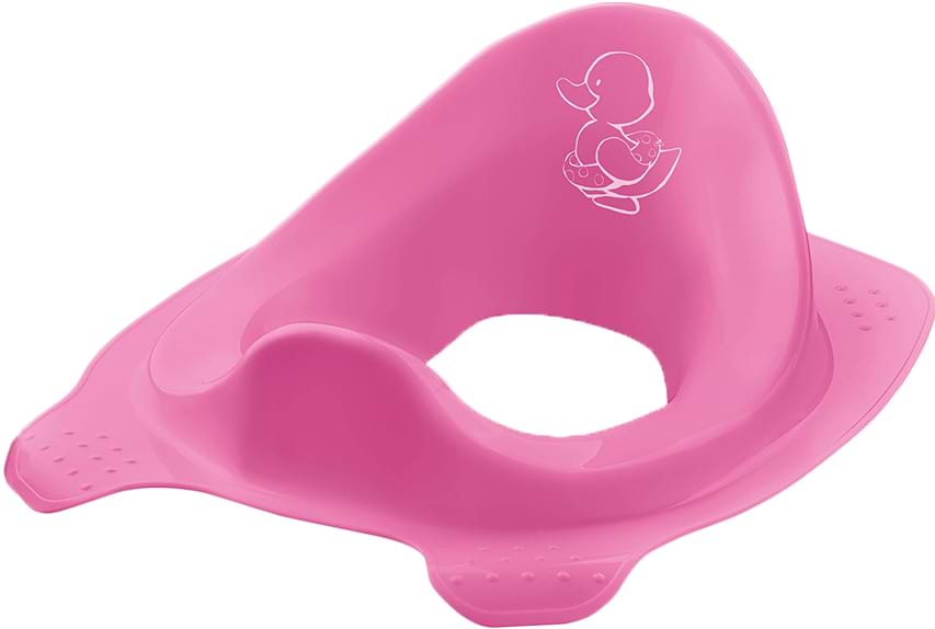 Детская накладка на унитаз классическая Keeeper Little Duck Pink (8017.1)