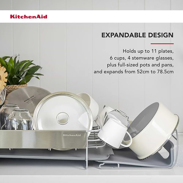 Фото - Сушка для посуды KitchenAid Sinkware 61,5x38,5x37,5 см (KEG896BXCGA)