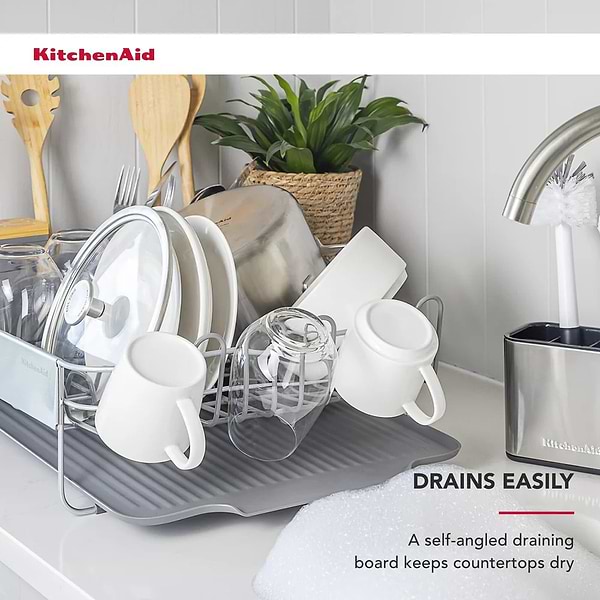 Фото - Сушка для посуды KitchenAid Sinkware 61,5x38,5x37,5 см (KEG896BXCGA)