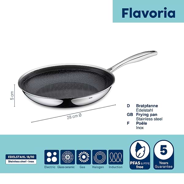 Фото - Сковорода універсальна Kela Flavoria 28 см (10203)