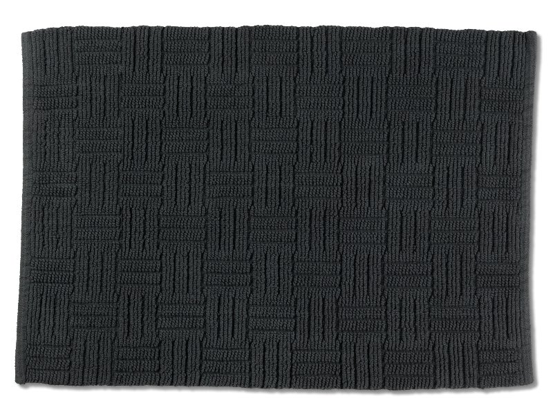 Коврик для ванной комнаты Kela Leana 100х60х0.5 см гранитно-серый (23517) - Фото 1