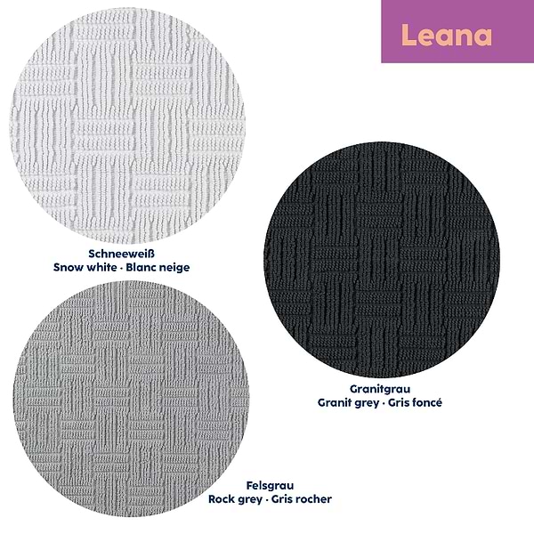 Фото - Коврик для ванной комнаты Kela Leana 100х60х0.5 см гранитно-серый (23517)
