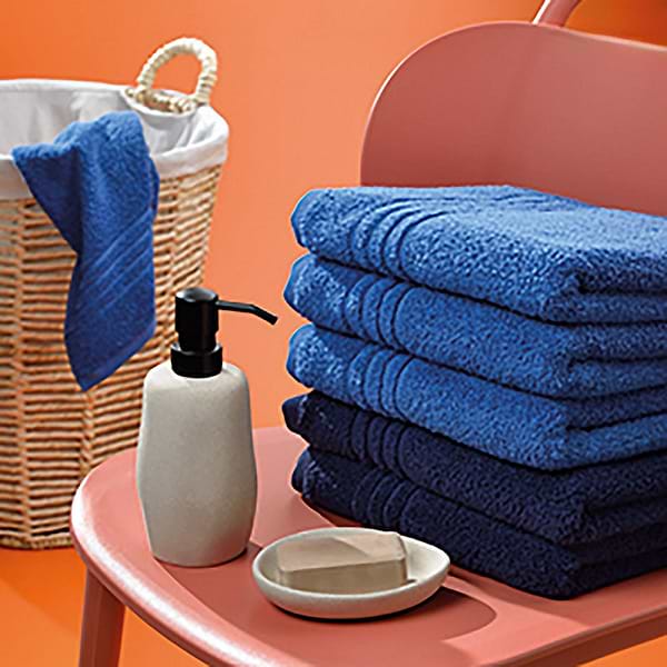 Фото - Полотенце банное Kela Leonora темно-синий 50х100 см (23470)