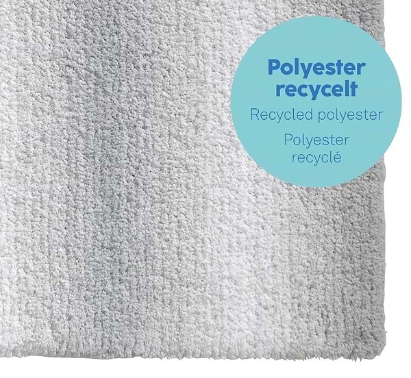 Фото - Коврик для ванной комнаты Kela Ombre 65х55х3.7 см скалисто-серый (23572)