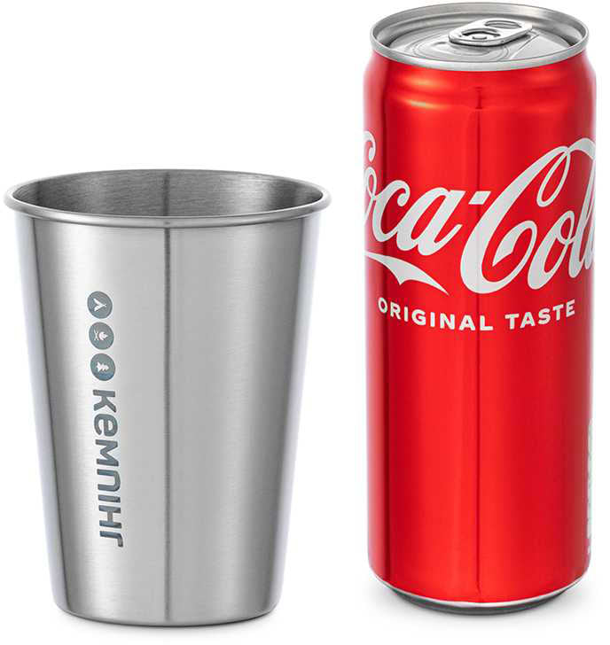 Фото - Склянка туристична 
 Кемпінг 350 мл