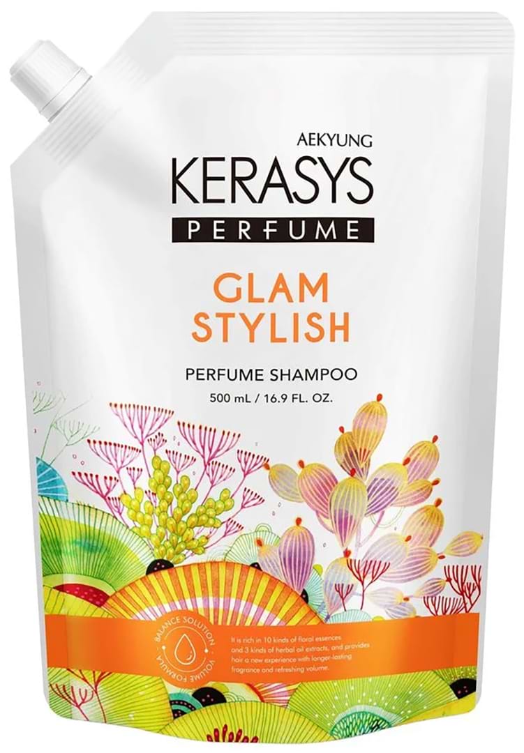 Шампунь женский Kerasys Glam & Stylish Perfumed Refill (8801046396988)