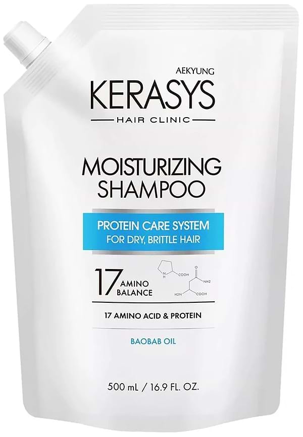 Фото - Шампунь жіночий Kerasys Hair Clinic System Moisturizing Protein For Dry Hair - Refill (8801046900703)