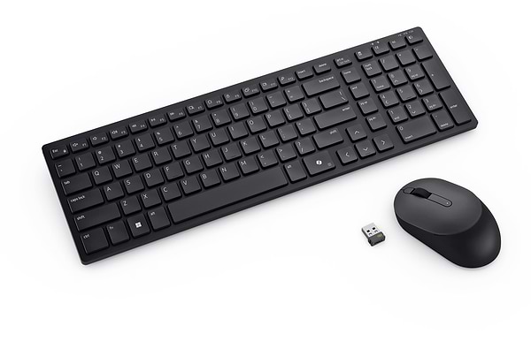 Фото - Клавіатура + миша бездротова Dell Pro Compact Silent Keyboard and Mouse KM555 Ukrainian (580-BBWJ)