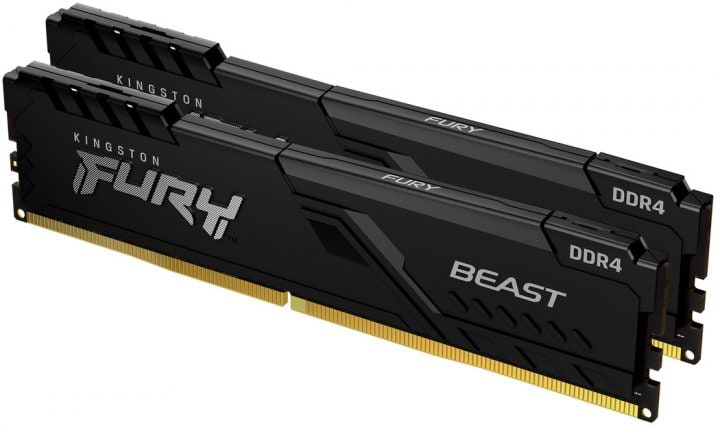 Память DDR Kingston DDR4 64Gb/360 Fury Beast (KF436C18BBK2/64)