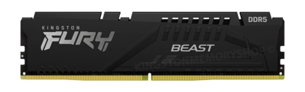 Фото - Память DDR Kingston DDR5 16GB/5600 Fury Beast Black (KF556C40BB-16)