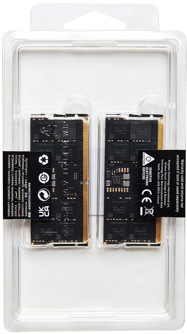 Фото - Память DDR Kingston DDR5 64GB KIT 4800 FURY Impact (KF548S38IBK2-64)
