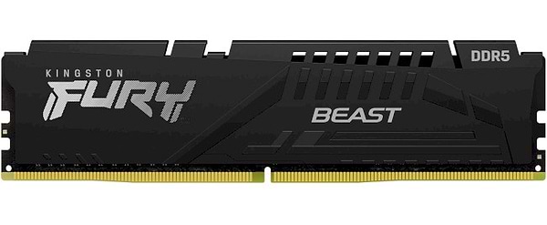 Фото - Память DDR Kingston Fury Beast DDR5-5600 64GB (2x32GB) CL40-40-40 1,25V XMP (KF556C40BBK2-64)
