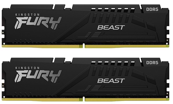 Фото - Память DDR Kingston DDR5 64GB KIT (32GBx2) 5600 FURY Beast (KF556C40BB2K2-64) Фото - Память DDR Kingston DDR5 64GB KIT (32GBx2) 5600 FURY Beast (KF556C40BB2K2-64)