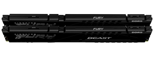 Фото - Память DDR Kingston DDR5 64GB KIT (32GBx2) 5600 FURY Beast (KF556C40BB2K2-64)