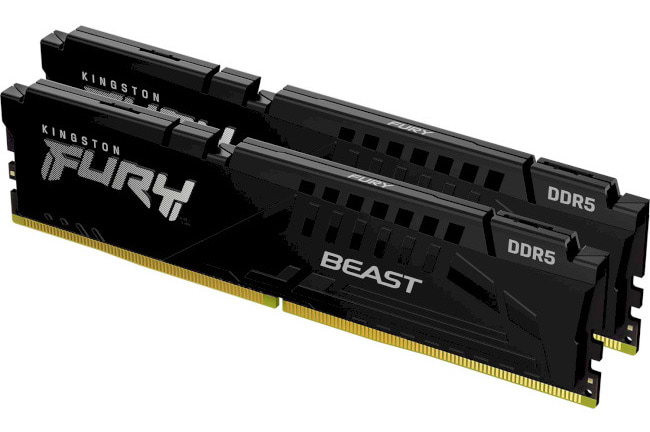 Пам'ять DDR Kingston Fury Beast DDR5-5600 64GB (2x32GB) CL40-40-40 1,25V XMP (KF556C40BBK2-64)