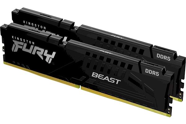 Фото - Память DDR Kingston Fury Beast DDR5-5600 64GB (2x32GB) CL40-40-40 1,25V XMP (KF556C40BBK2-64) Фото - Память DDR Kingston Fury Beast DDR5-5600 64GB (2x32GB) CL40-40-40 1,25V XMP (KF556C40BBK2-64)