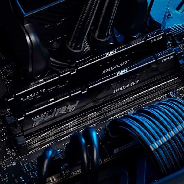 Фото - Память DDR Kingston DDR5 2x16GB/6800 Fury Beast Black (KF568C34BBK2-32)