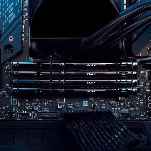 Фото - Память DDR Kingston DDR5 2x16GB/6800 Fury Beast Black (KF568C34BBK2-32)