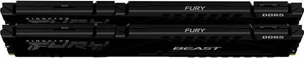 Фото - Память DDR Kingston DDR5 2x16GB/6800 Fury Beast Black (KF568C34BBK2-32)