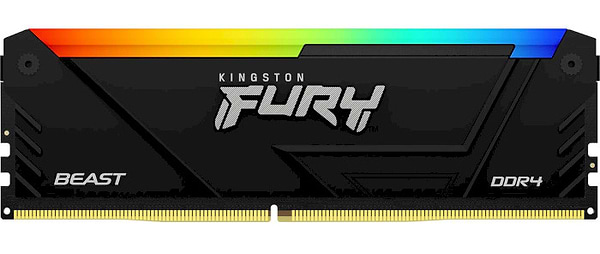 Фото - Память DDR Kingston Fury Beast RGB DDR4-3200 32GB CL16-20-20 1.35V XMP (KF432C16BB2A/32)