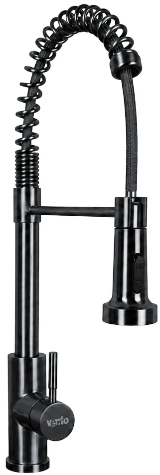 Смеситель кухонный Ventolux KFPFH07 PVD BK 2F