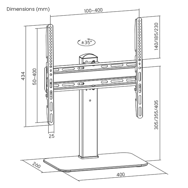 Фото - Крепление настольное ITECHmount KFS-1