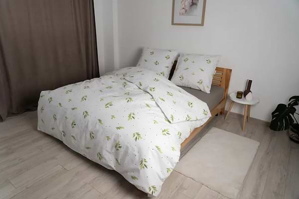 Фото - Простирадло односпальне ТЕП НАТХНЕННЯ з резинкою 120х200 см Хакі (2-04015_26830)