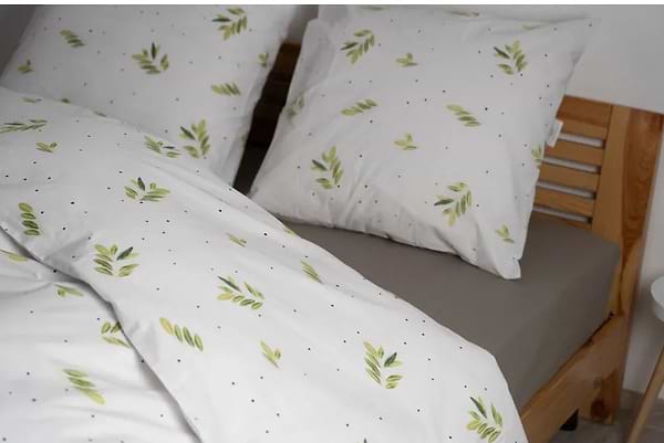 Фото - Простирадло односпальне ТЕП НАТХНЕННЯ з резинкою 120х200 см Хакі (2-04015_26830)