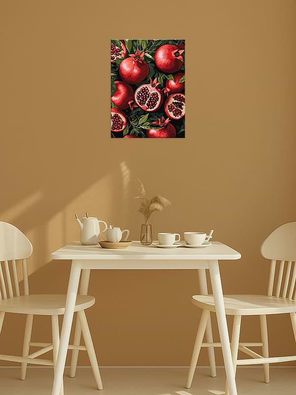 Фото - Картина по номерам Ideyka Гранат в разрезе 30х40 см (KHO5731)