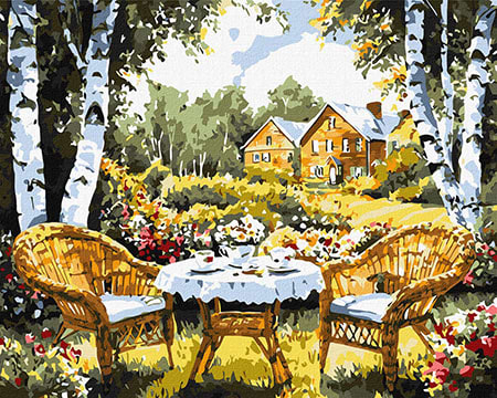 Картина по номерам Ideyka Дача мечты 40х50 см (KHO6378)