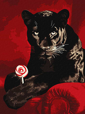 Картина по номерам Ideyka "Сладкий взгляд" 30х40 см (KHO6727)