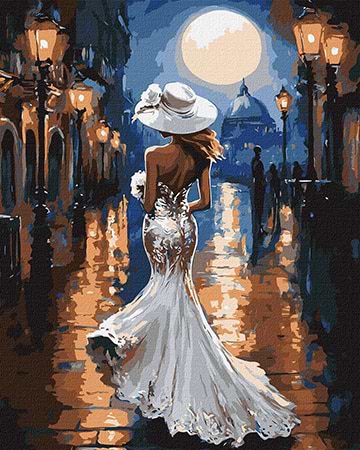 Фото - Картина за номерами Ideyka Вечір стилю 40х50 см (KHO8553)