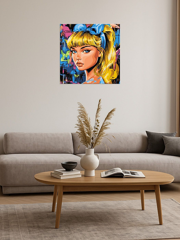 Фото - Картина за номерами Ideyka Сучасна Попелюшка 40х40 см (KHO8602)