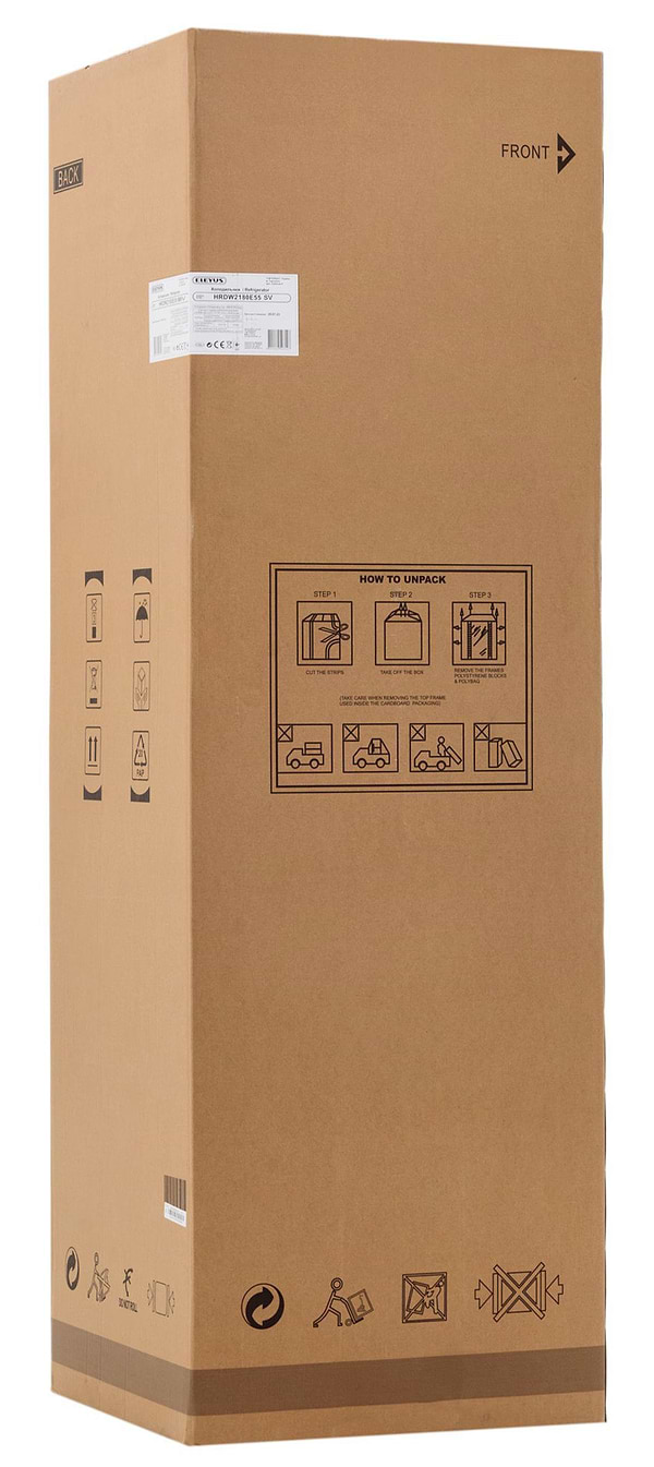 Фото - Холодильник ELEYUS HRDW2180E55 SV