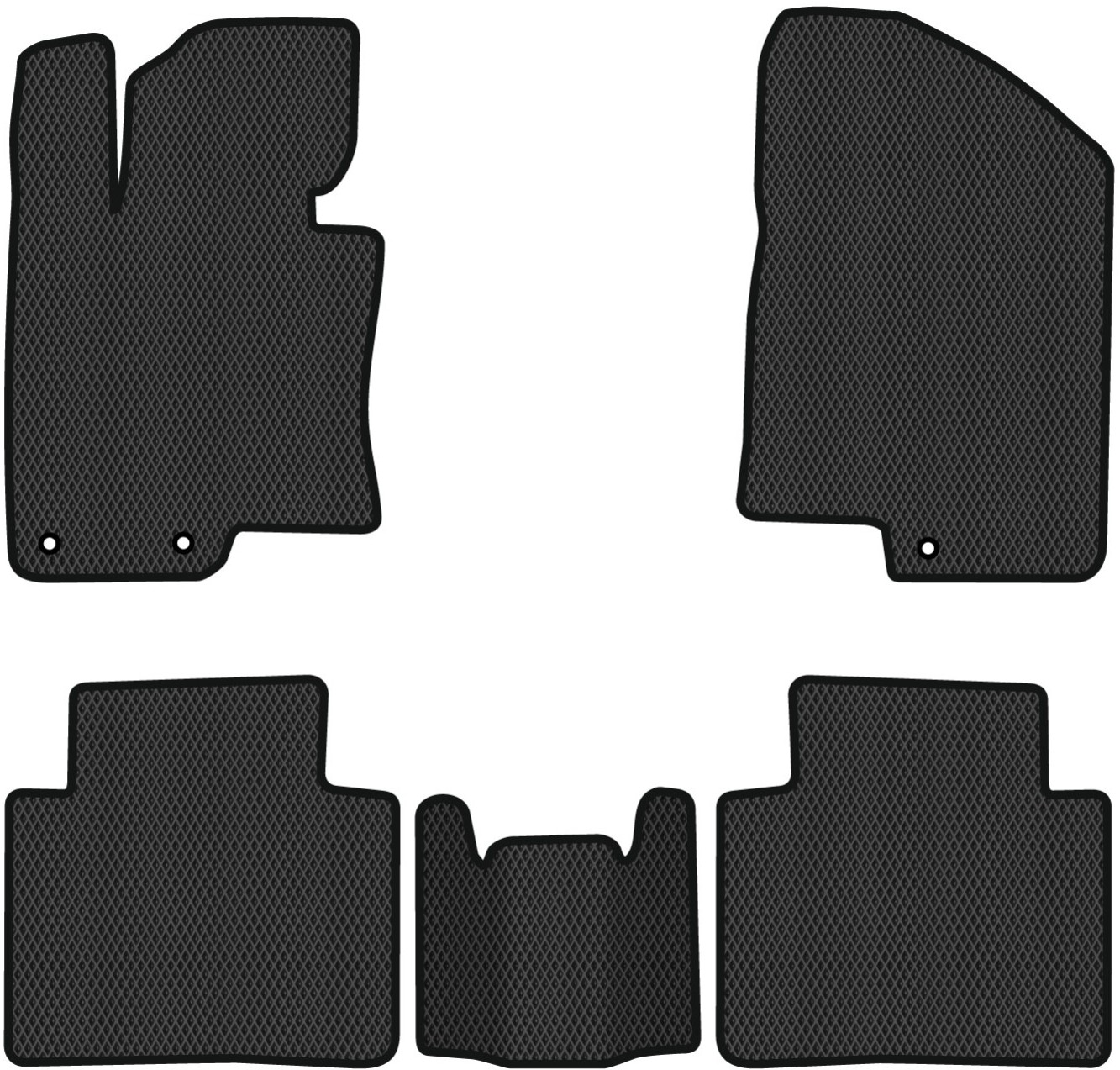 EVA килимки в салон авто EVAtech для K5 (LPI) Kia 2010-2016 3 покоління Sedan Korea (KI11843CVB5KH3RBB)