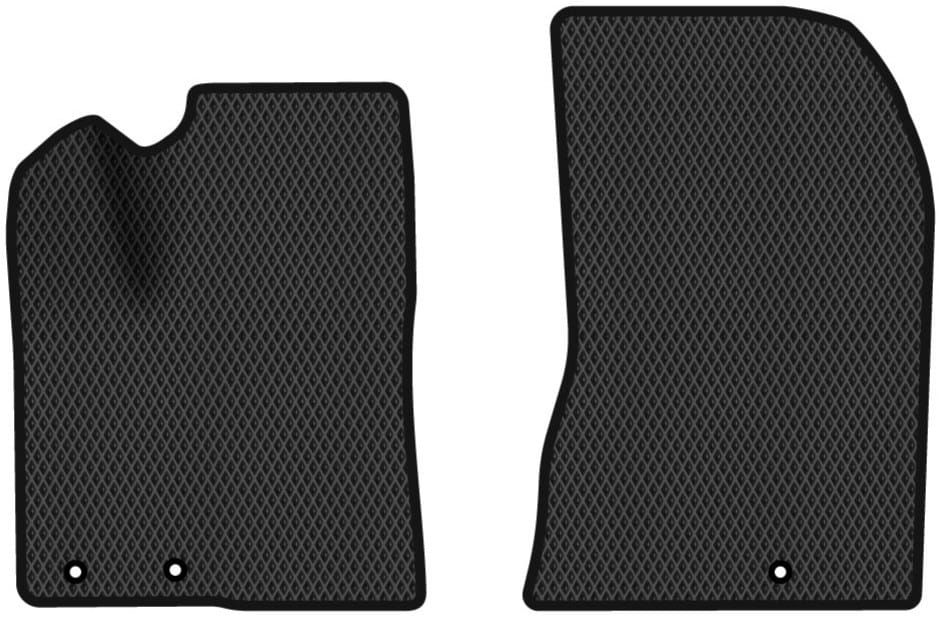 EVA коврики в салон авто передние EVAtech для Sorento (XM) (Hinged Gas Pedal) 7 seats Kia 2009-2012 2 поколение SUV EU (KI12232AD2KH3RBB)