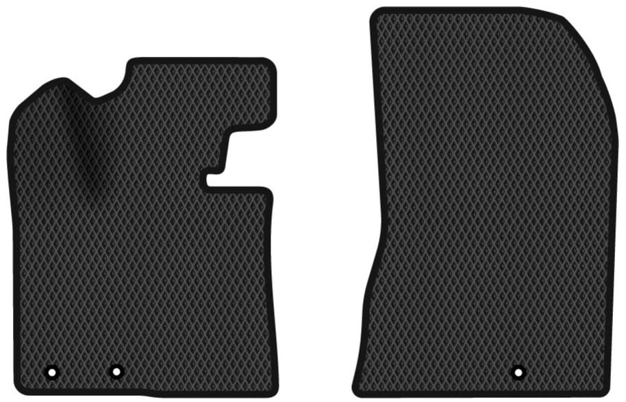 EVA килимки в салон авто передні EVAtech для Sorento (XM) (Floor Gas Pedal) 7 seats Kia 2009-2012 2 покоління SUV EU (KI12272AD2KH3RBB)