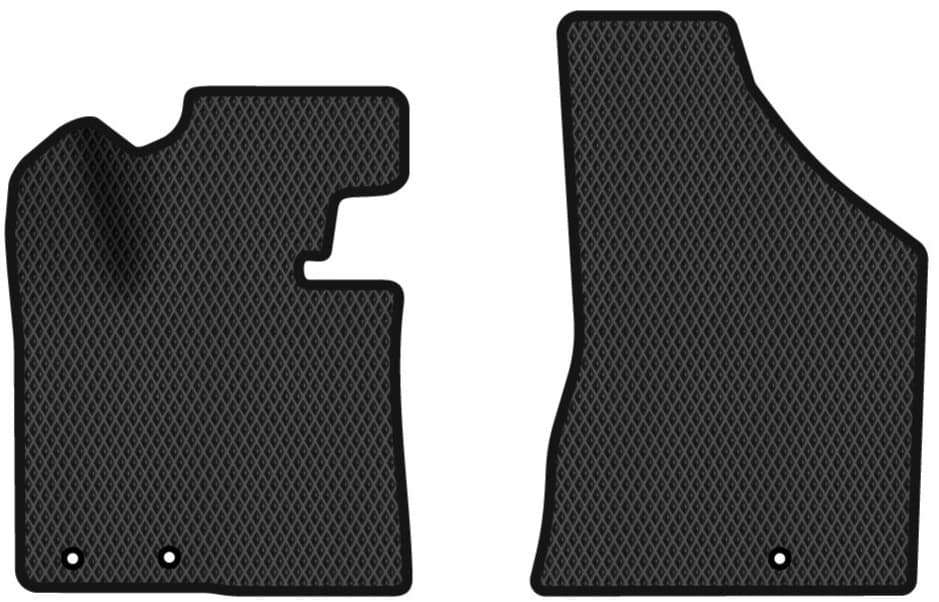 EVA коврики в салон авто передние EVAtech для Sorento (XM) (Floor Gas Pedal) 7 seats Kia 2009-2012 2 поколение SUV EU (KI12272AE2KH3RBB)