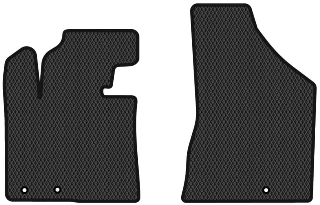 EVA коврики в салон авто передние EVAtech для Sorento (XM) (Floor Gas Pedal) 7 seats Kia 2009-2012 2 поколение SUV EU (KI12272AV2KH3RBB)
