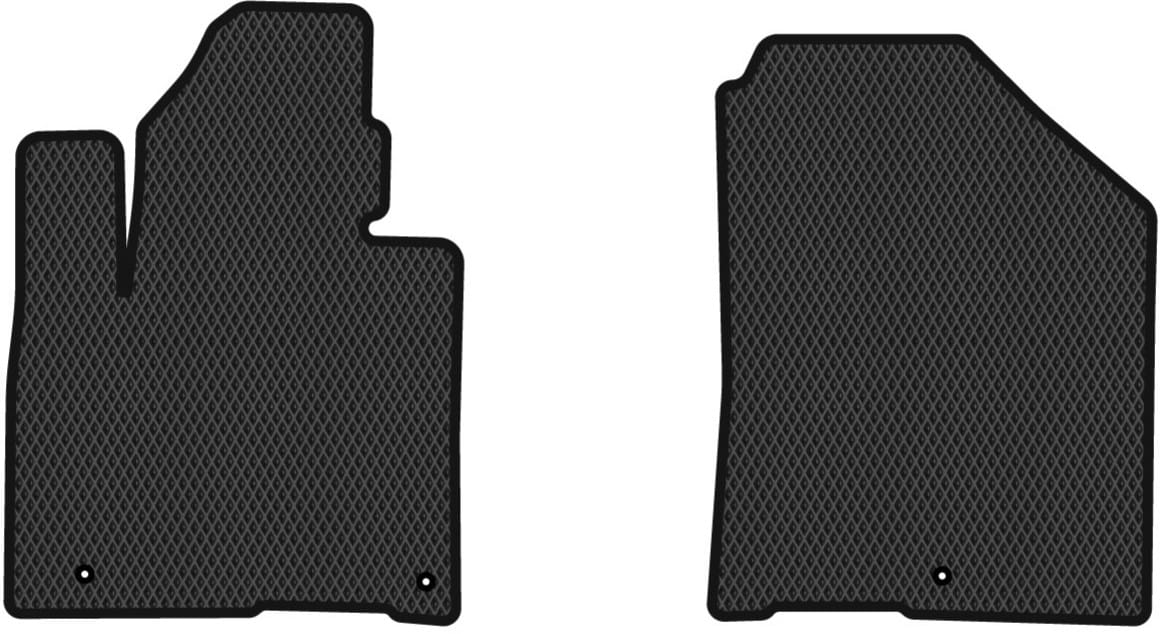 EVA коврики в салон авто передние EVAtech для Sorento (UM) 7 seats Kia 2014-2020 3 поколение SUV USA (KI12575AV2LA3RBB)