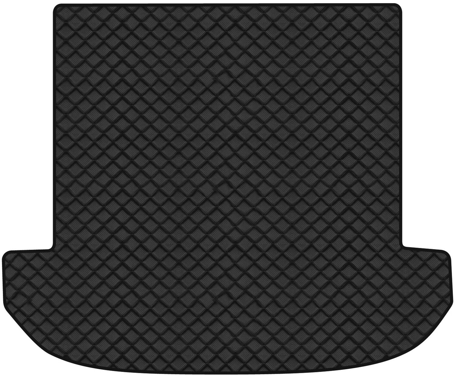 Коврик из экокожи в багажник авто EVAtech ECO для Sorento (UM) 7 seats Kia 2014-2020 3 поколение SUV USA KI12575BO1BBB