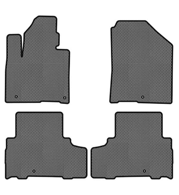 EVA коврики в салон авто EVAtech для Sorento (UM) 7 seats Kia 2014-2020 3 поколение SUV USA KI12575PVC4LA5RGB