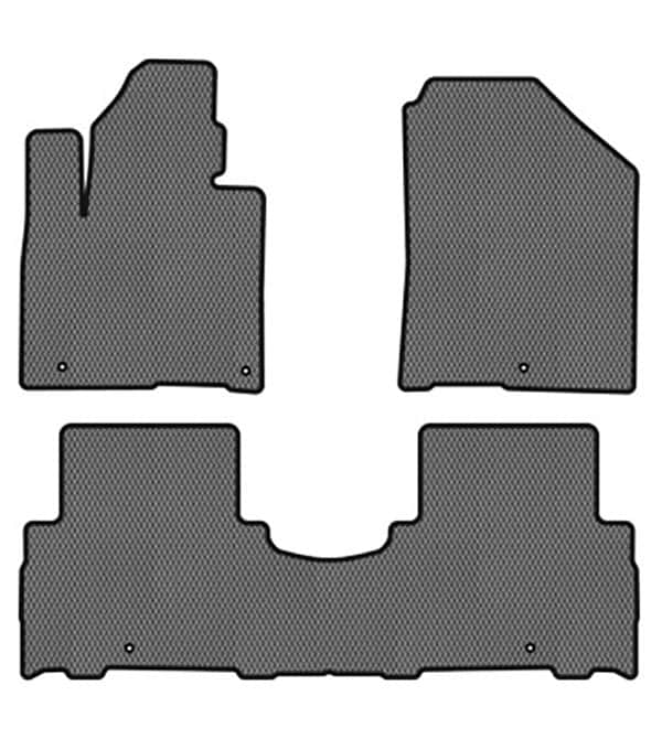 Фото - EVA коврики в салон авто EVAtech для Sorento (UM) 7 seats Kia 2014-2020 3 поколение SUV USA KI12575ZV3LA5RGB
