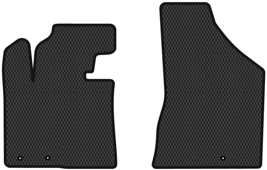 EVA килимки в салон авто передні EVAtech для Sorento (XM) (Floor Gas Pedal) 7 seats Kia 2009-2012 2 покоління SUV EU (KI12991AV2LA3RBB)