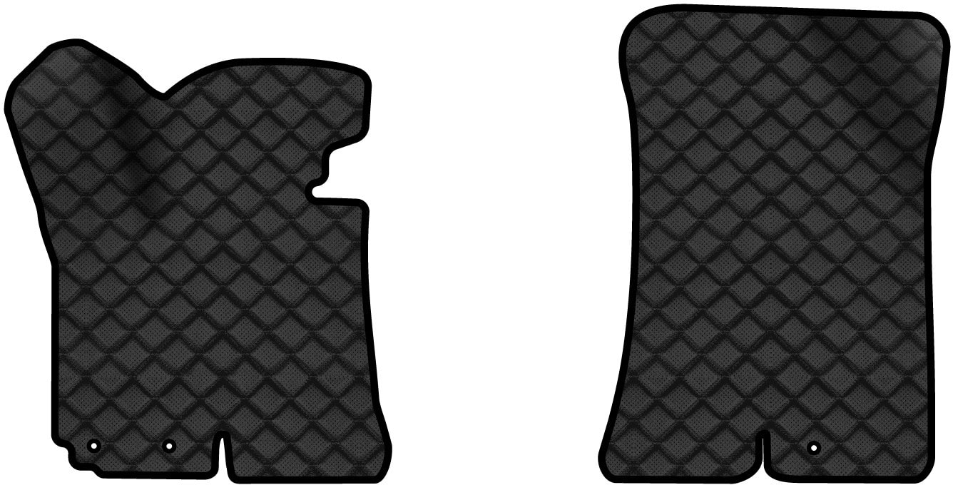 Коврики из экокожи в салон авто передние EVAtech ECO для Sportage (SL) Kia 2010-2015 3 поколение SUV EU (KI1323AD2LA3BBLB)